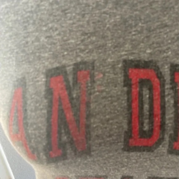 Original Retro Brand | San Diego State SDSU Aztecs Vintage Tri-Blend Tee, Size S - Picture 6 of 8